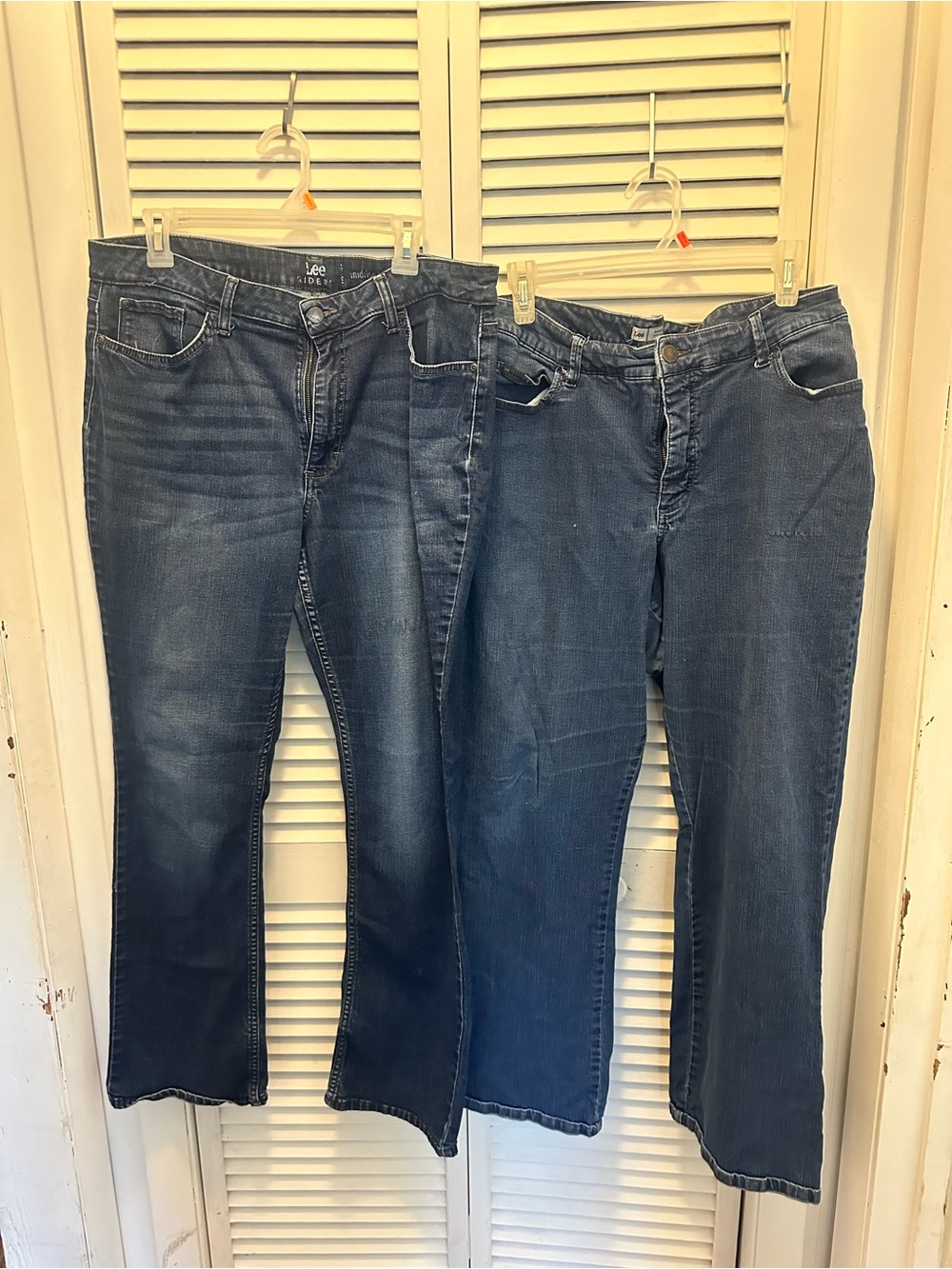 Lee Women's Boot Cut Jeans in Dark Blue Wash (Pair)